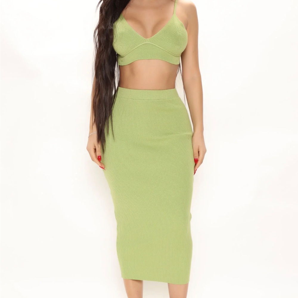 Sweater skirt set